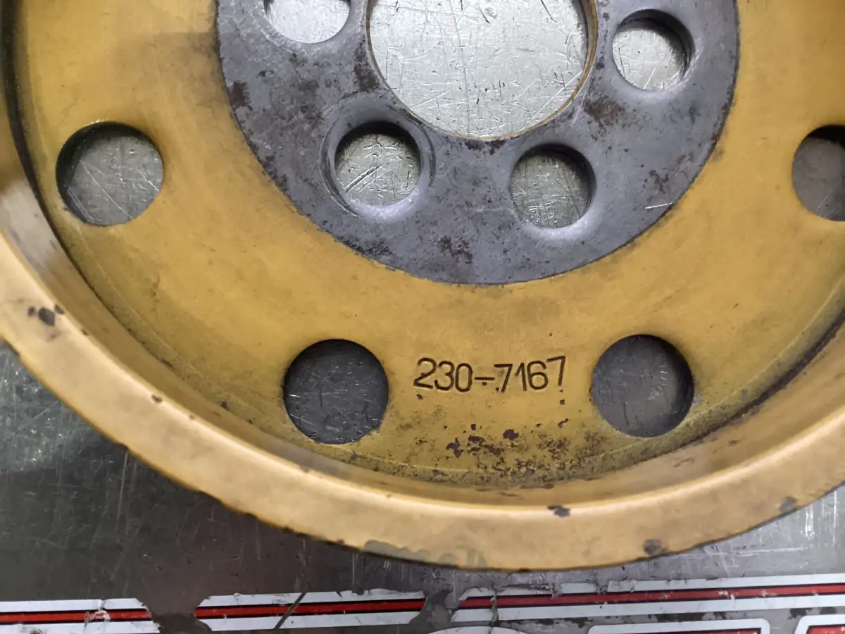 CATERPILLAR CRANKSHAFT PULLEY FOR 2307167 USED - Picture 2
