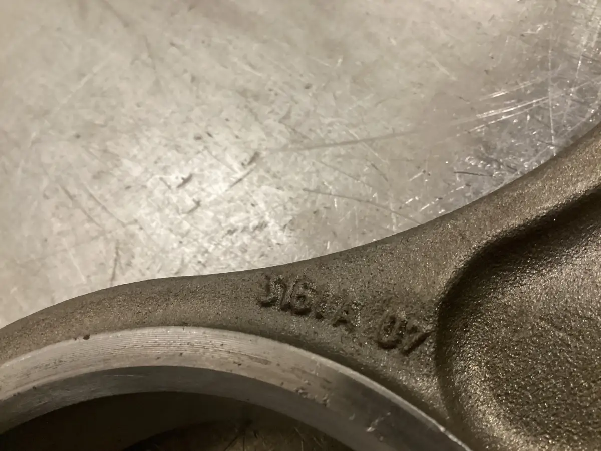 MAN 3161A07 USED CONROD BIG END BORE 95.07MM - Picture 2