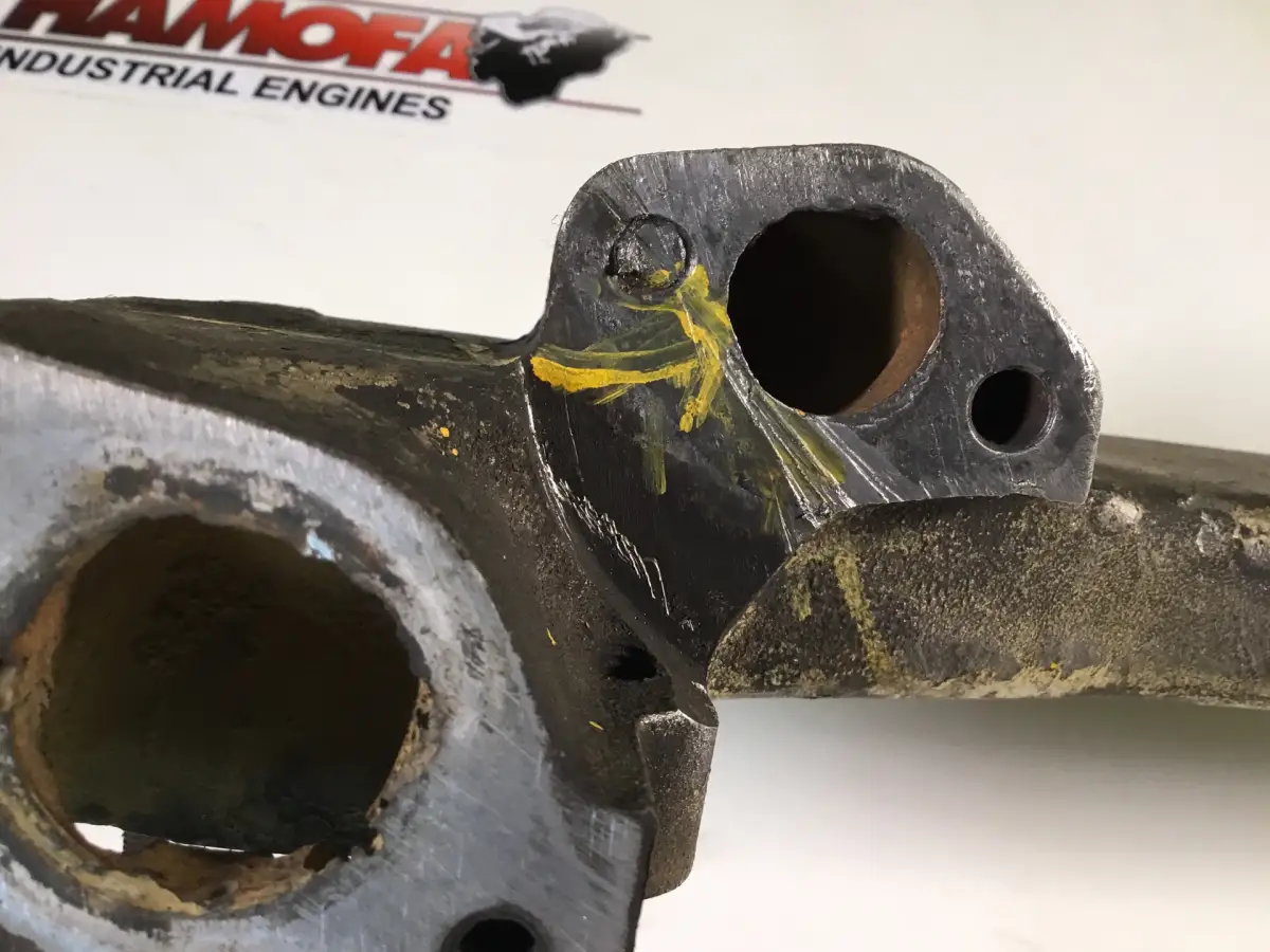CATERPILLAR THERMOSTAT HOUSING 4P9485 USED - Picture 2