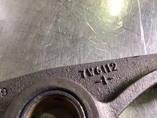 CATERPILLAR BRAZO ROCKER DE ESCAPE 6I1647 USADO - Imagen miniatura 2