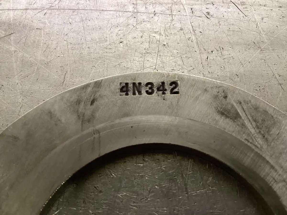 PLACA DE BLOQUEO CATERPILLAR 4N0342 USADA - Imagen 2