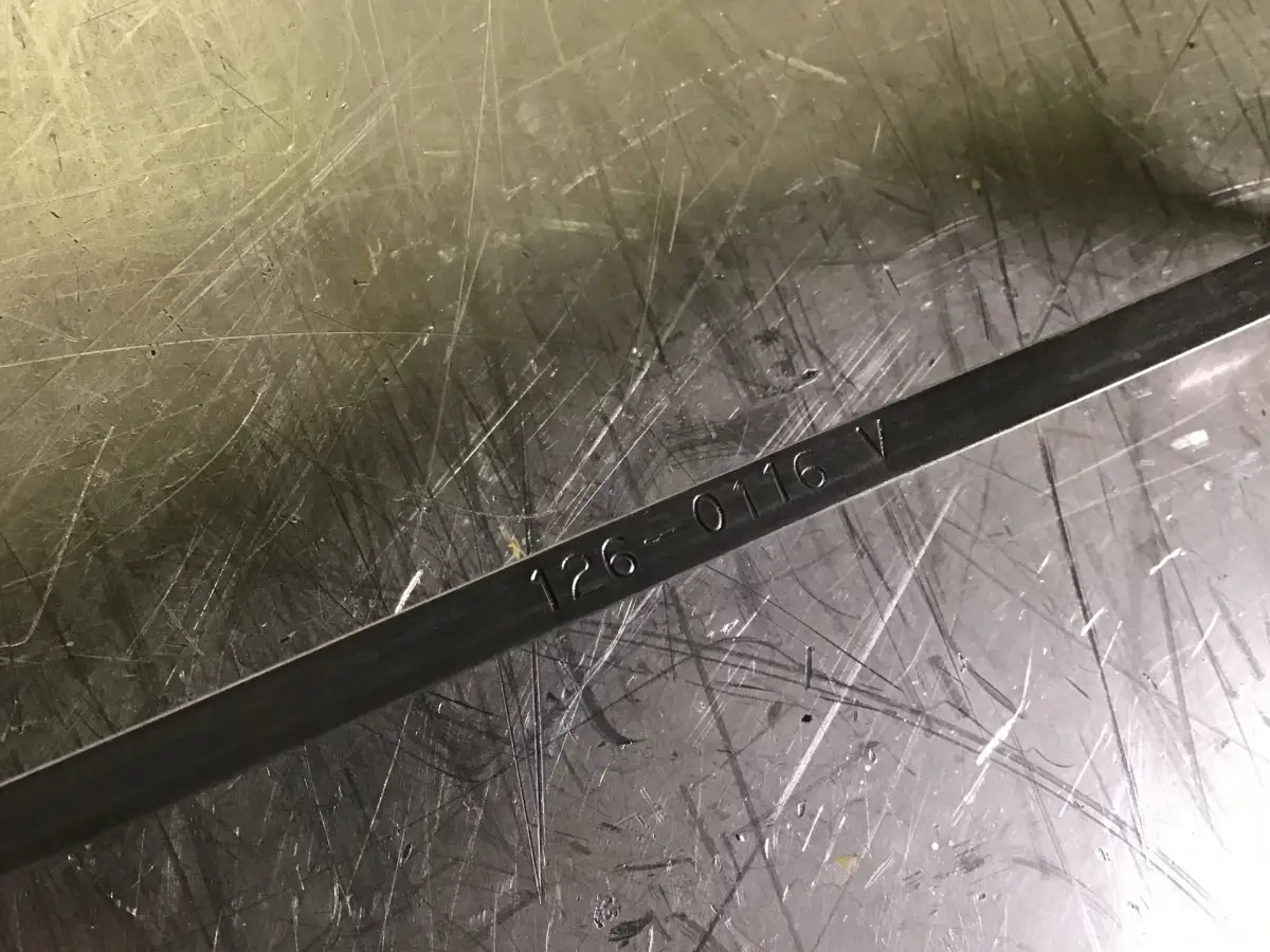 USED CATERPILLAR OIL DIPSTICK 1260116 - Picture 2