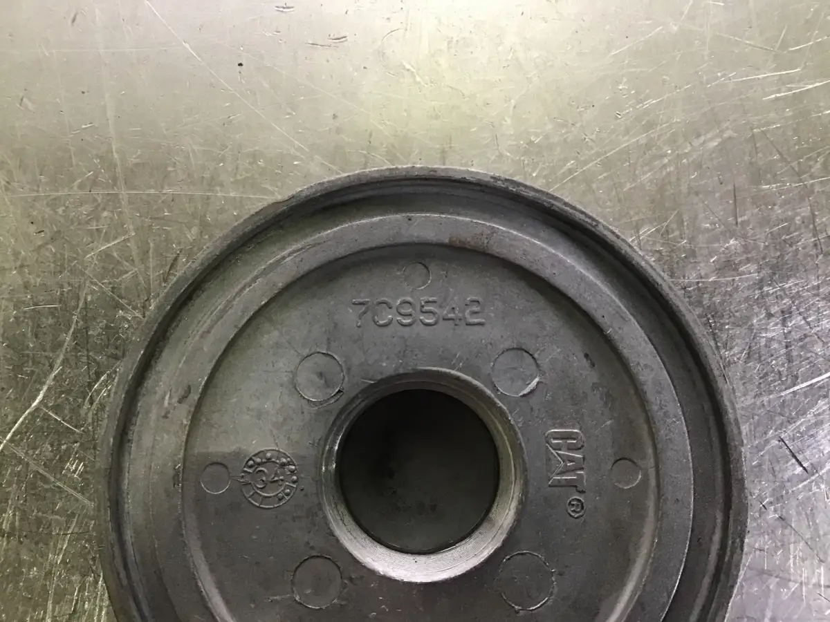 CATERPILLAR OIL FILTER HOUSING COVER 7C9542 USED - Picture 2