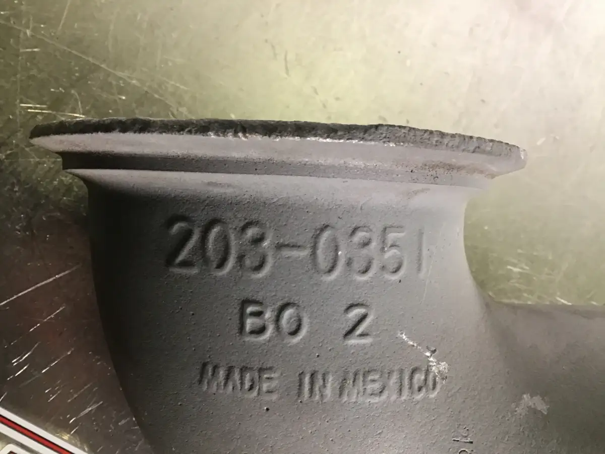 CATERPILLAR INLET HORN 2030351 USED - Picture 2