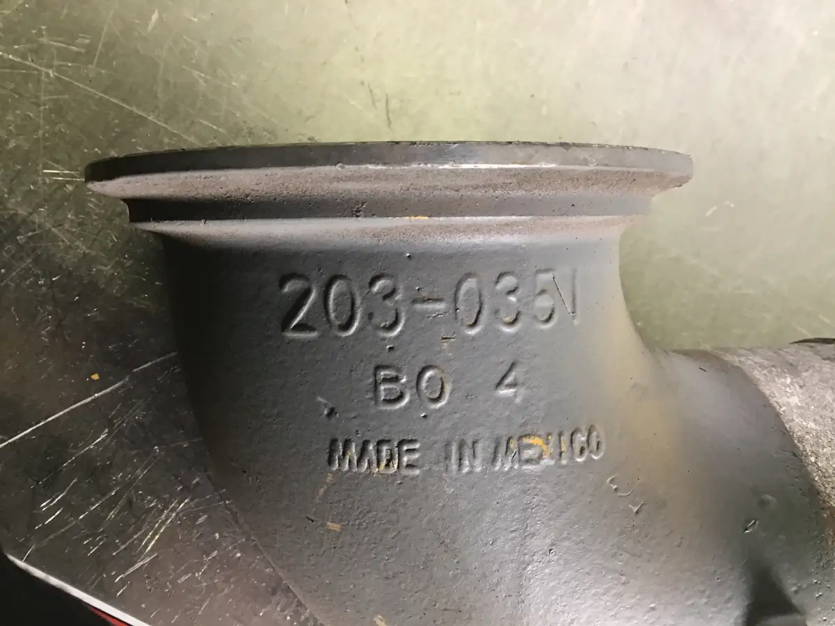 CATERPILLAR INLET ELBOW 2030351 USED - Picture 2