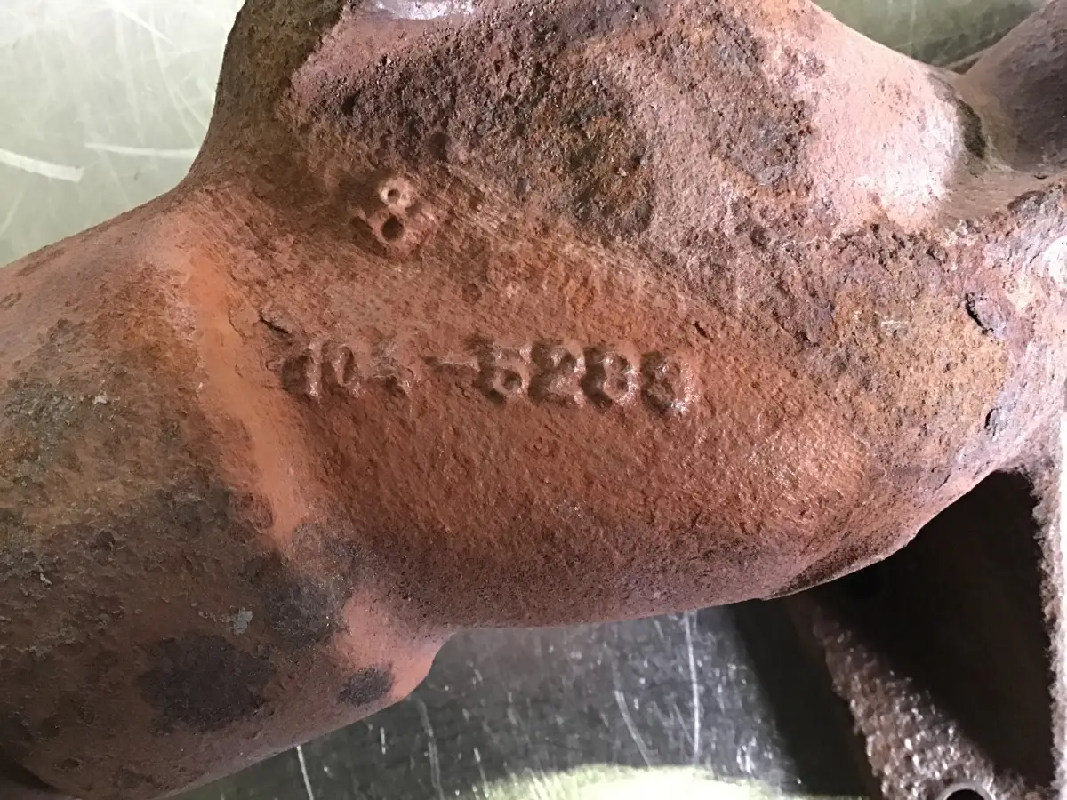 CATERPILLAR EXHAUST MANIFOLD 1045283 USED - Picture 2