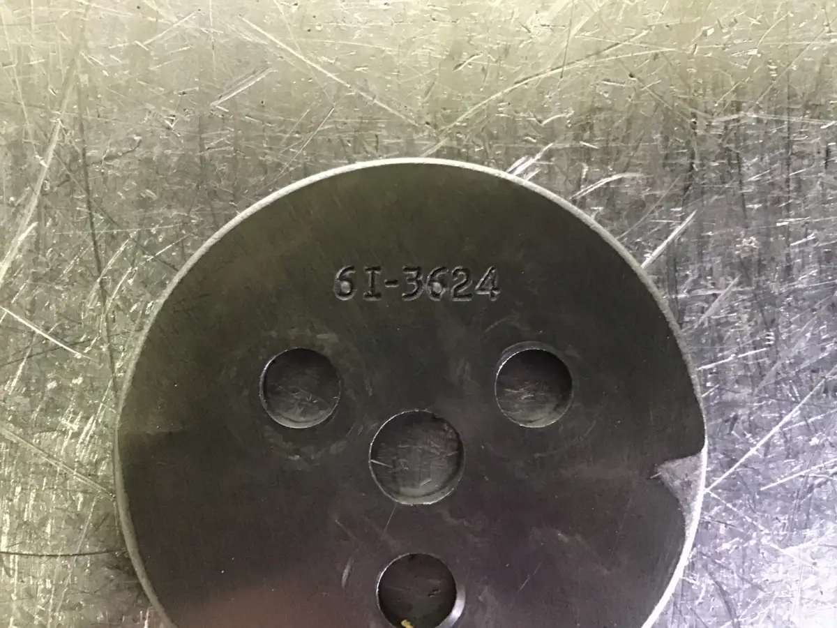 CATERPILLAR LOCKING PLATE 6I3624 USED - Picture 2