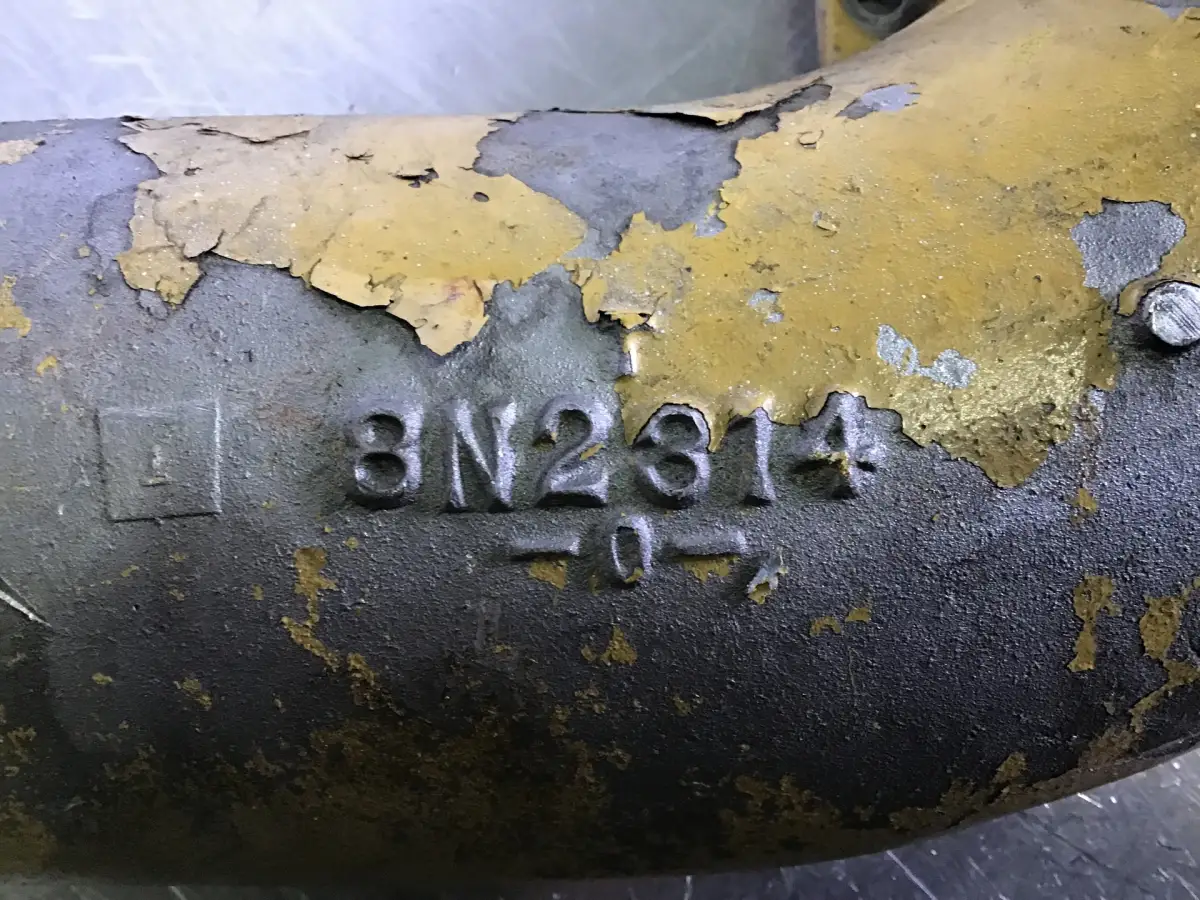 CATERPILLAR INLET TUBE 8N2314 USED - Picture 2