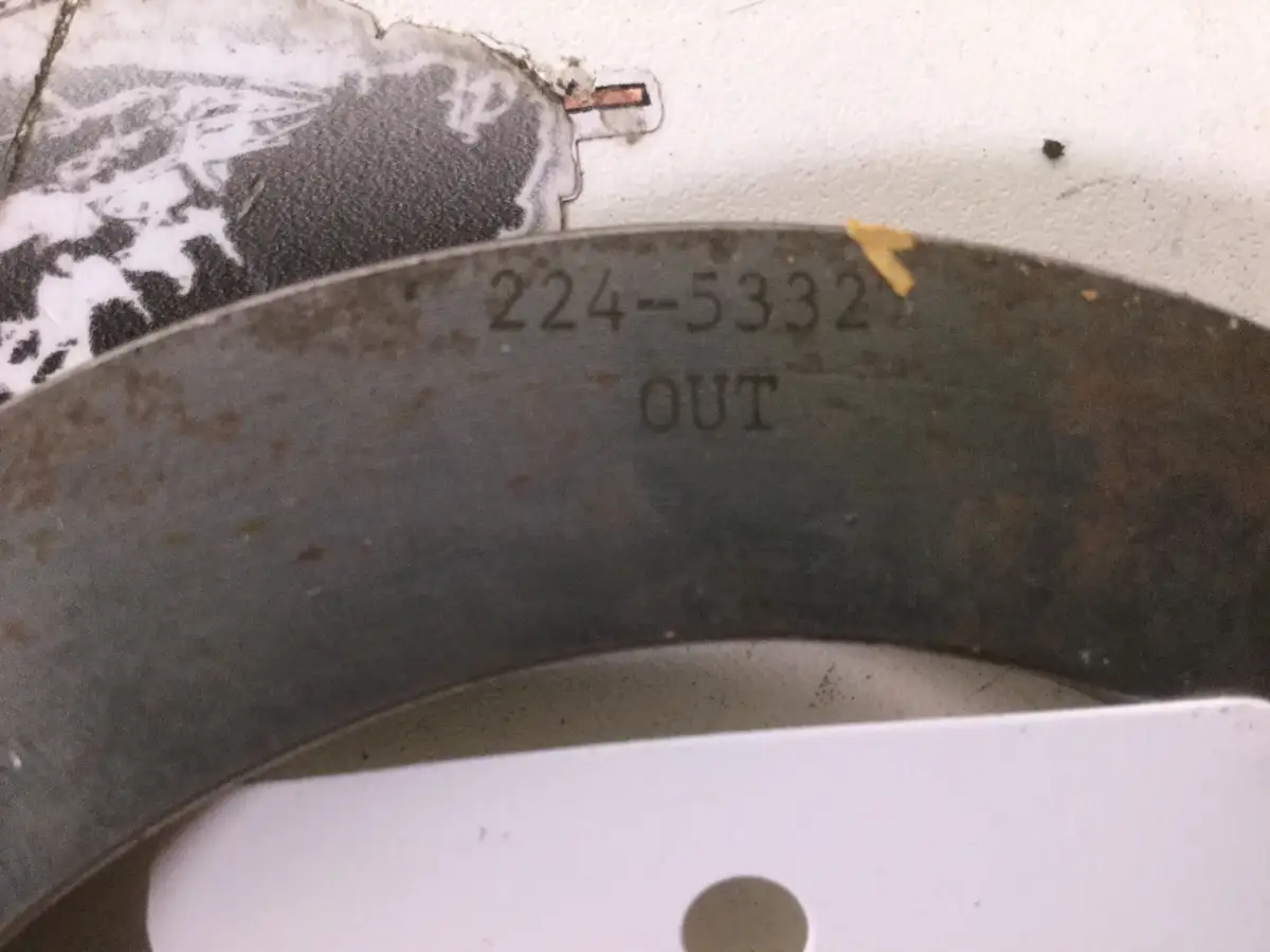CATERPILLAR SPACER PLATE 2245332 USED - Picture 2