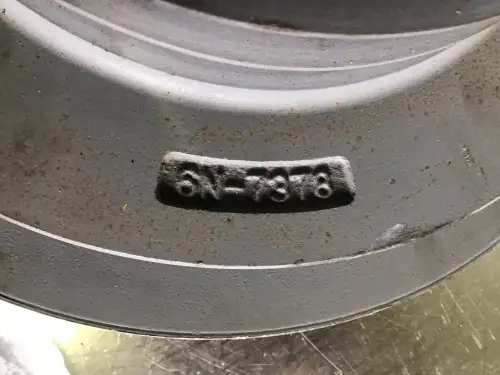 CATERPILLAR KRUKAS POELIE 6N7378 GEBRUIKT - Miniatuur afbeelding 2