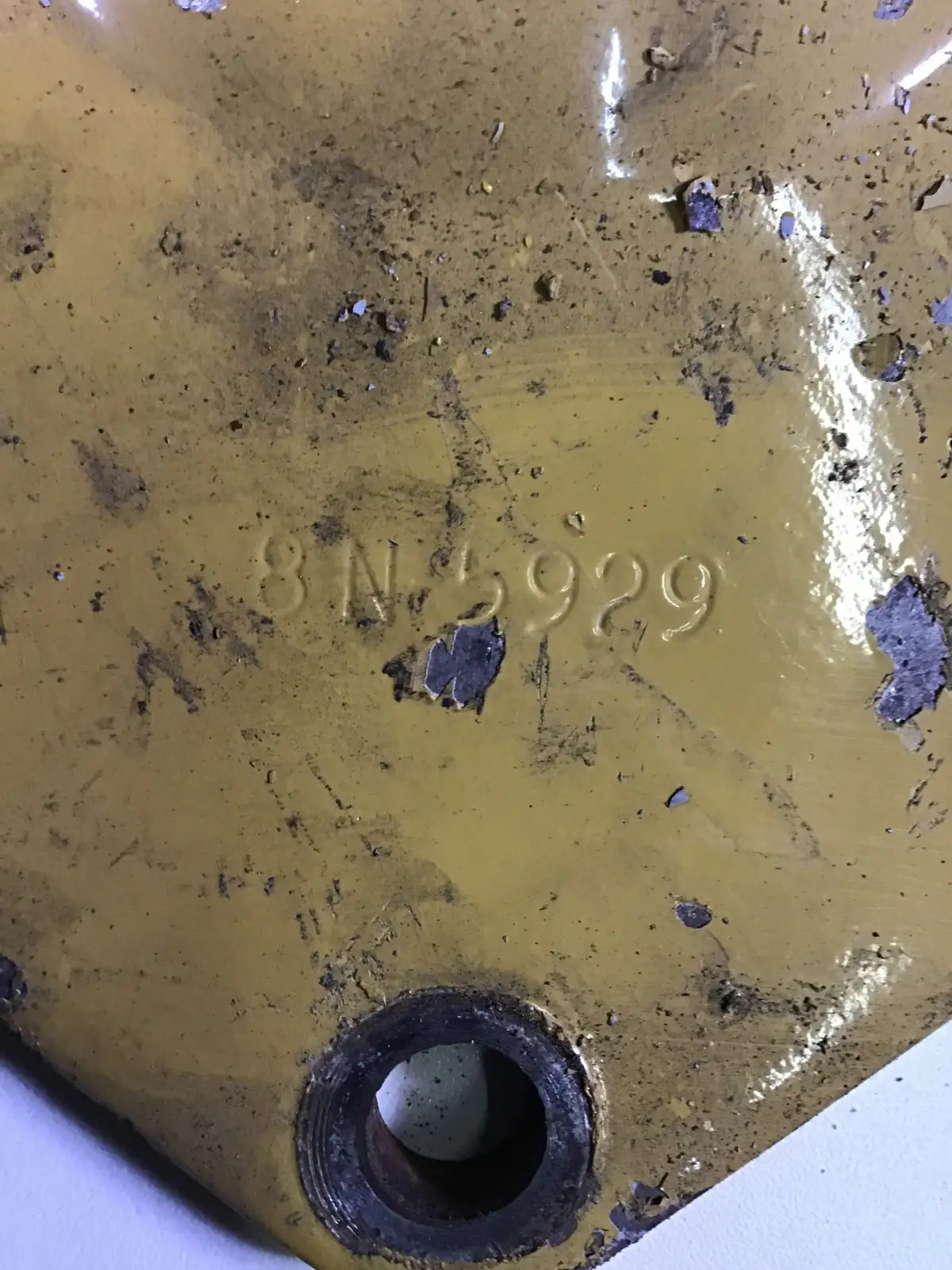 CATERPILLAR COVER PLATE 8N5929 USED - Picture 2