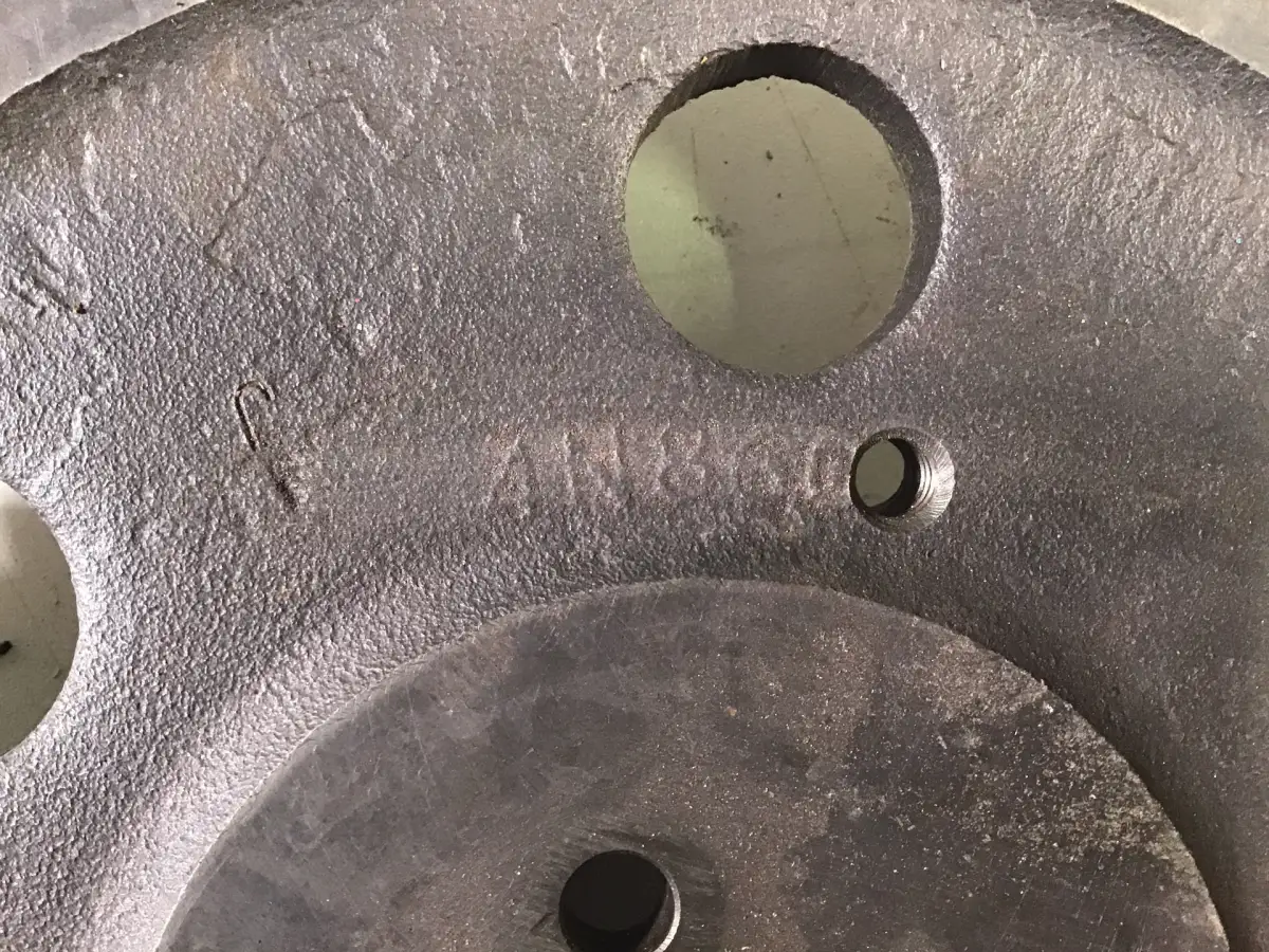 CATERPILLAR BALANCE WEIGHT 4N1018 USED - Picture 2