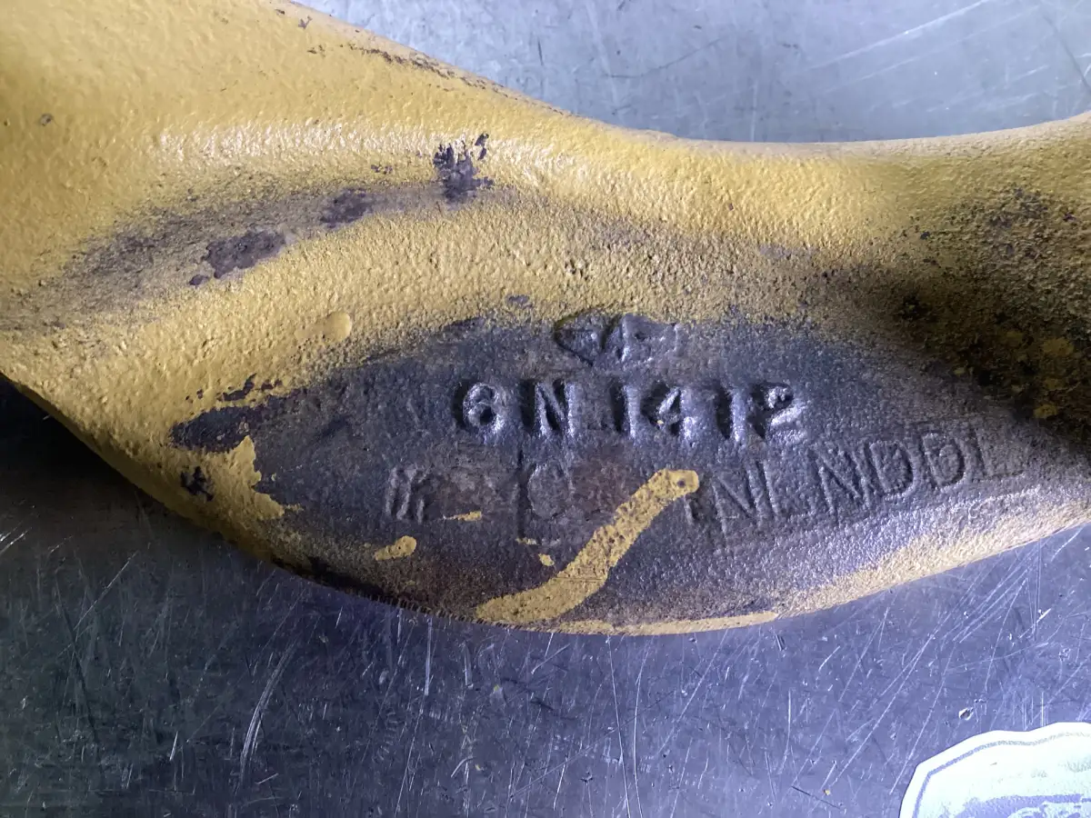 CATERPILLAR WATER ELBOW 6N1412 USED - Picture 2