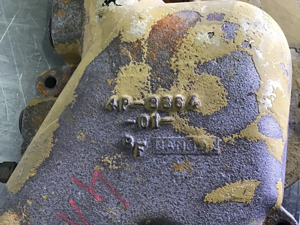 CATERPILLAR WATER PUMP CONNECTION 4P3864 USED - Picture 2