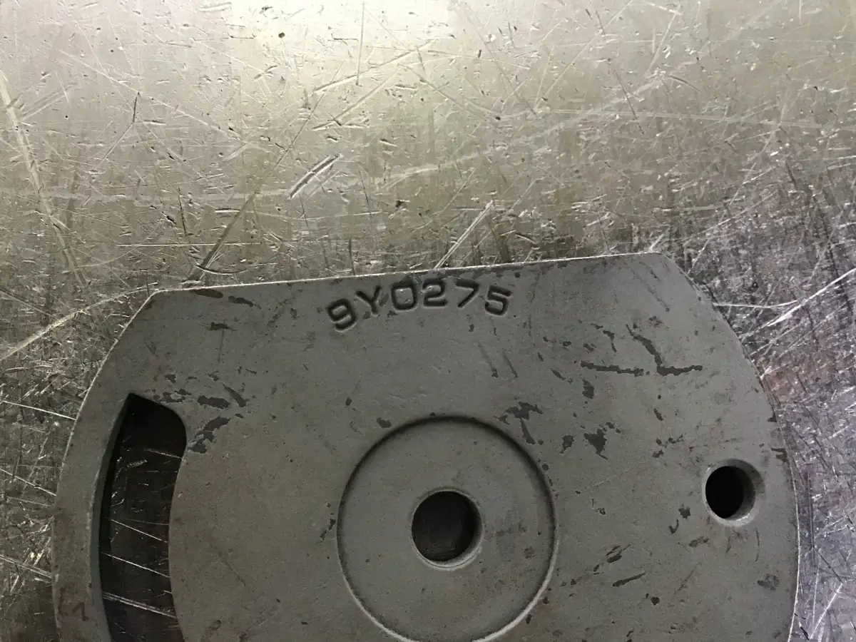 CATERPILLAR COVER PLATE 9Y0275 USED - Picture 2