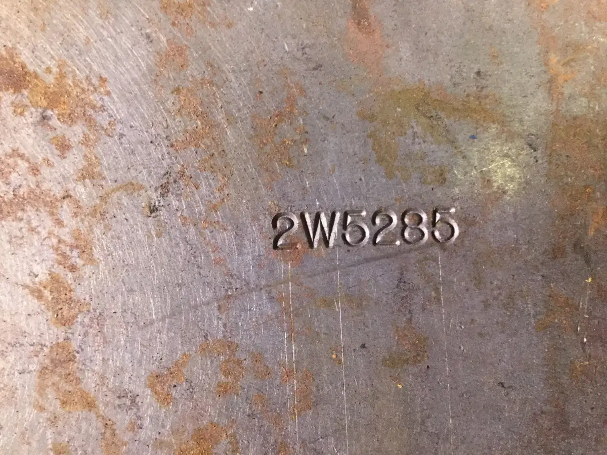 CATERPILLAR COVER PLATE 2W5285 USED - Picture 2