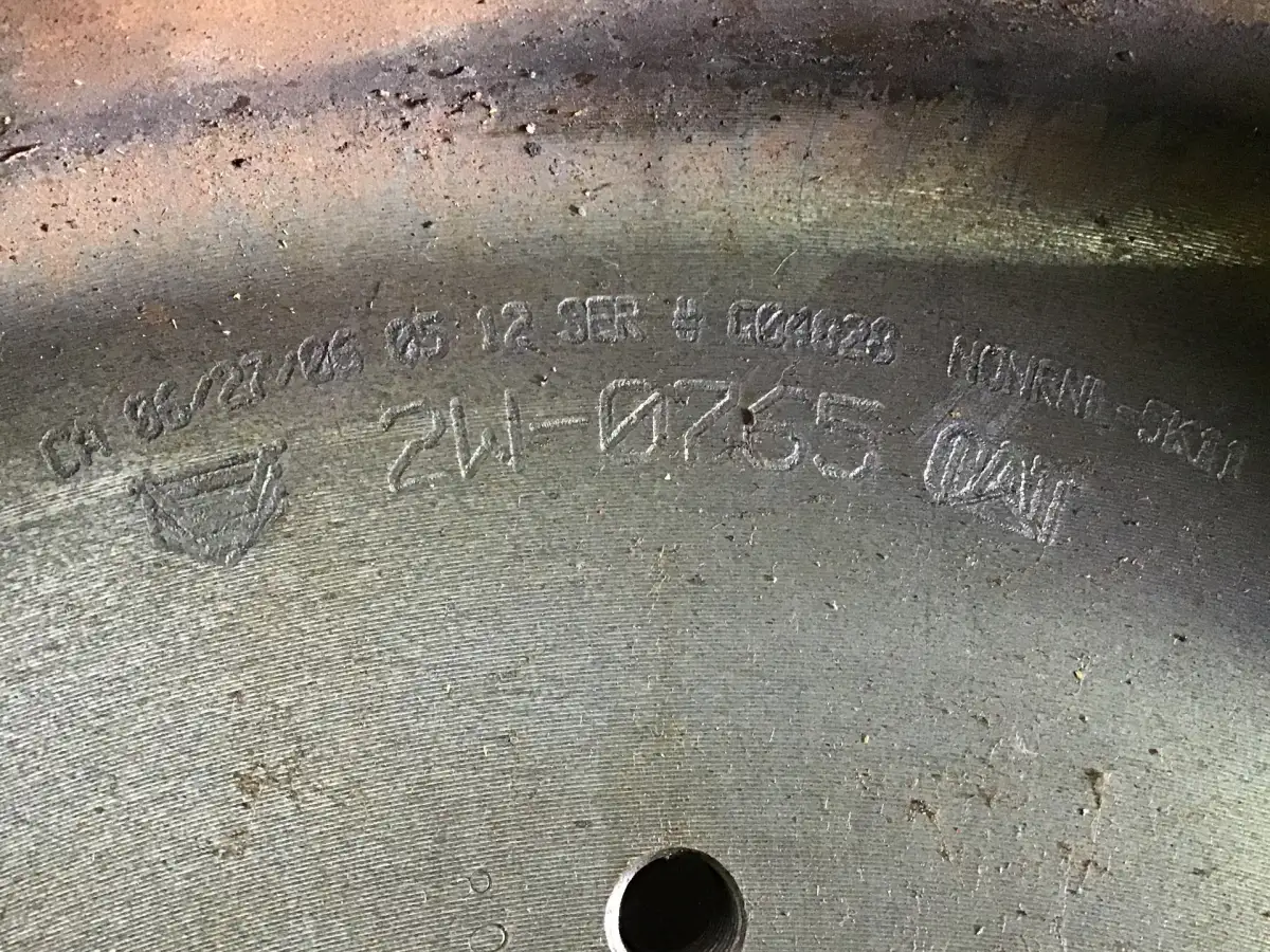 CATERPILLAR FLYWHEEL 2W0765 USED - Picture 2