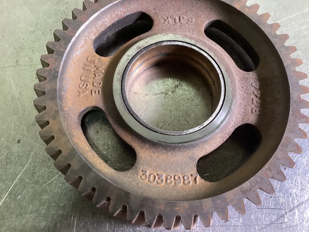CUMMINS CUM L10 TANDWIEL 3038987 GEBRUIKT - Afbeelding 2
