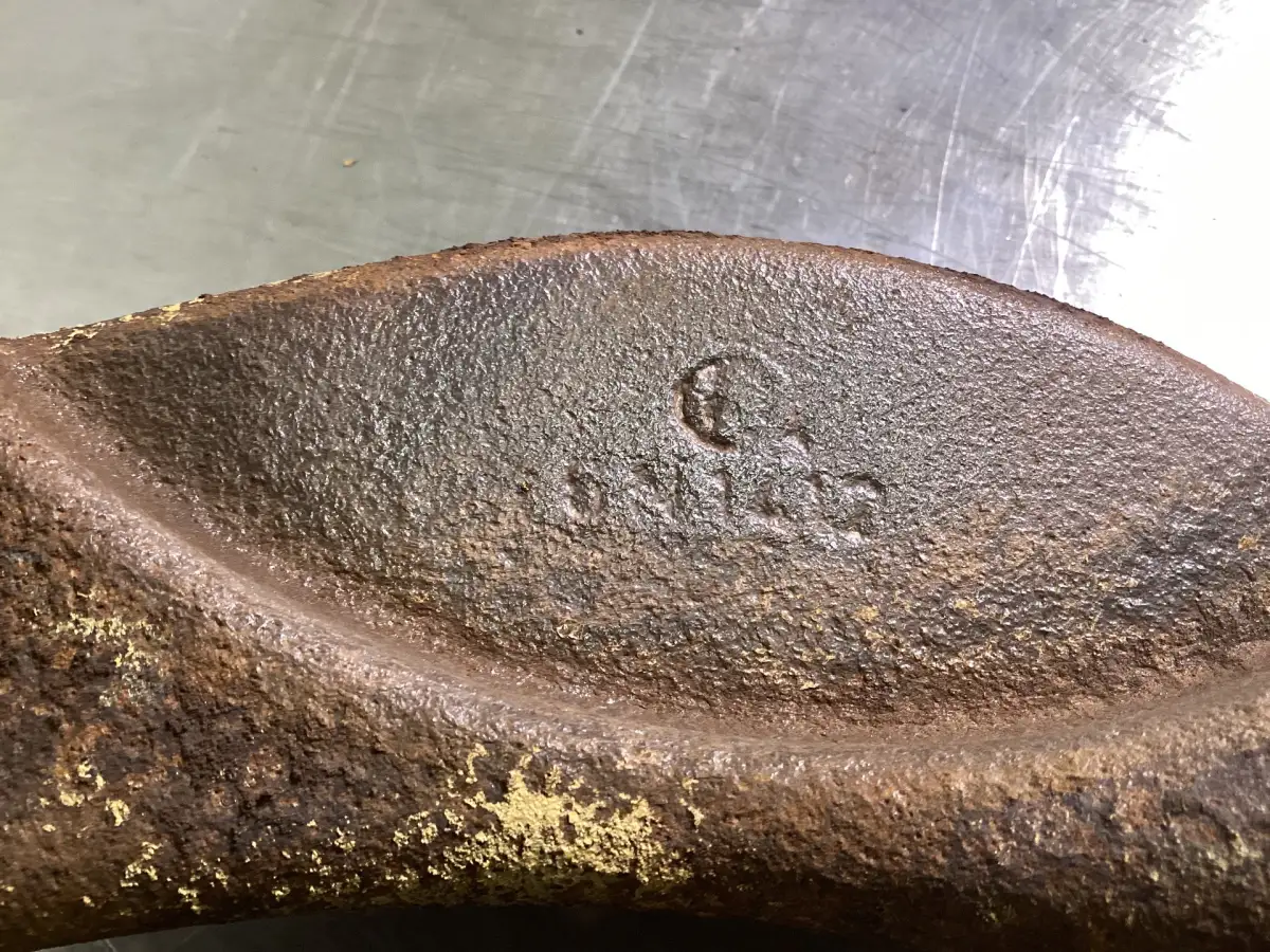 CATERPILLAR WATER ELBOW 6N1412 USED - Picture 2