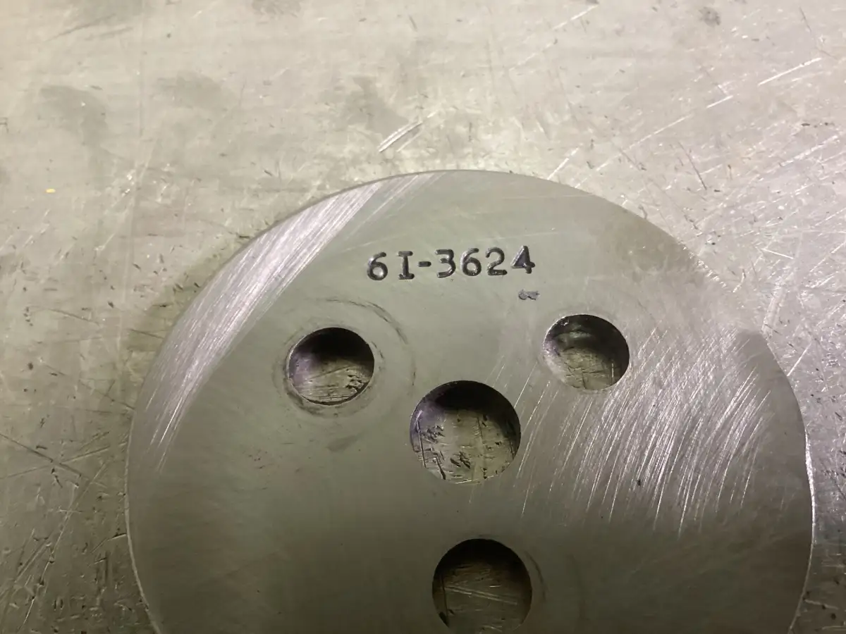 CATERPILLAR LOCKING PLATE 6I3624 USED - Picture 2