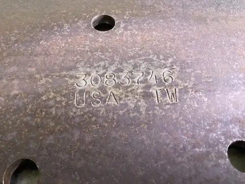 CUMMINS CUM M11 WATER COVER 3083746 USED - Thumb image 2