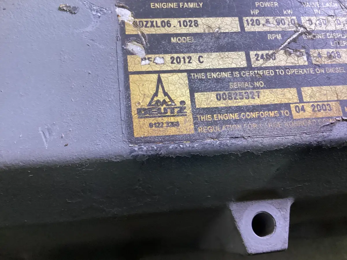 DEUTZ 0122 3368 USADO - Imagen 2