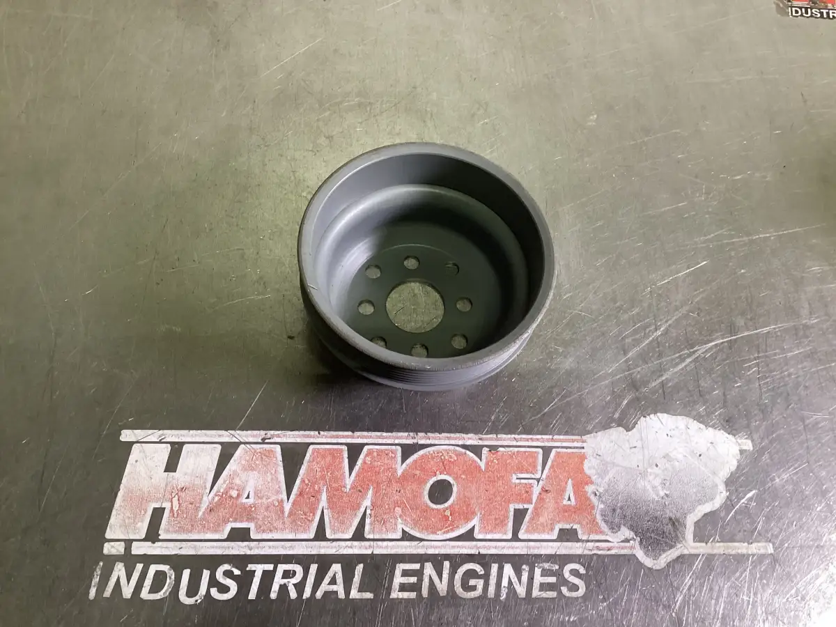 JOHN DEERE JD 6.8L FRONT PULLEY R128658 USED - Picture 3