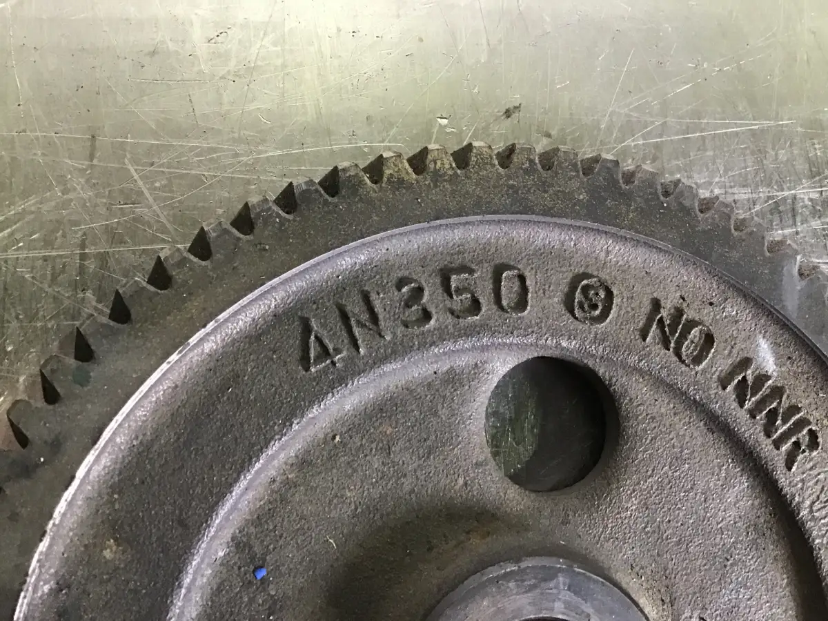 CATERPILLAR WATER PUMP GEAR 4N0350 USED - Picture 2