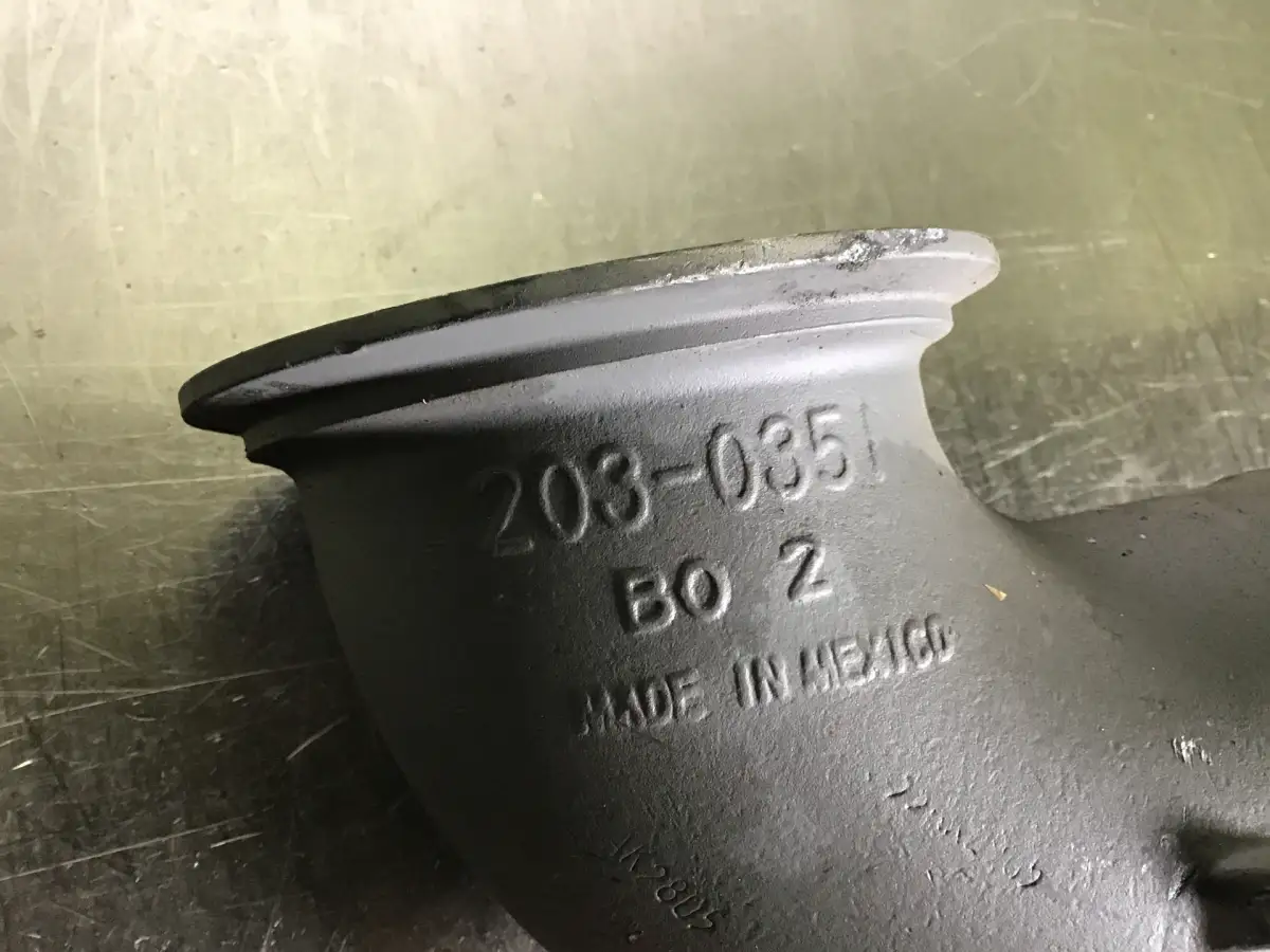 CATERPILLAR INLET PIPE 2030351 USED - Picture 2