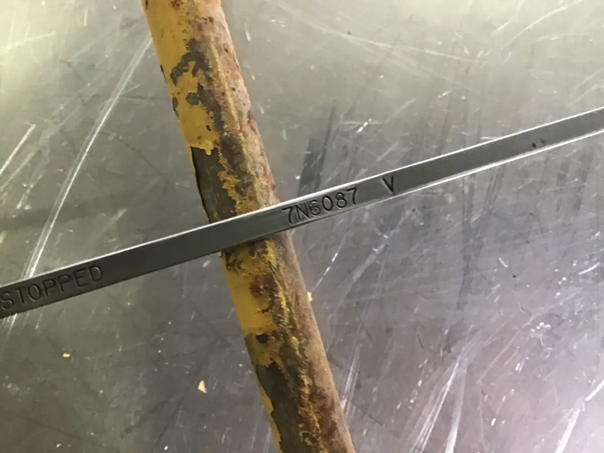 CATERPILLAR OIL DIPSTICK 7N6087 USED - Picture 2