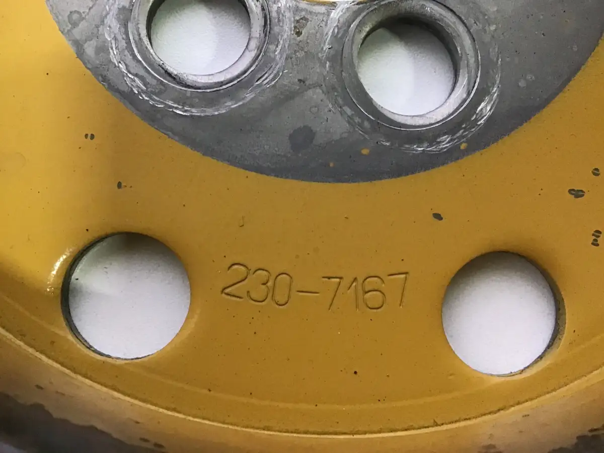 CATERPILLAR CRANKSHAFT PULLEY FOR 2307167 USED - Picture 2