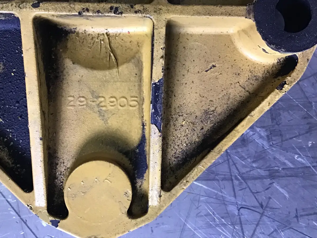 PLACA DE CUBIERTA CATERPILLAR 1292905 USADA - Imagen 2