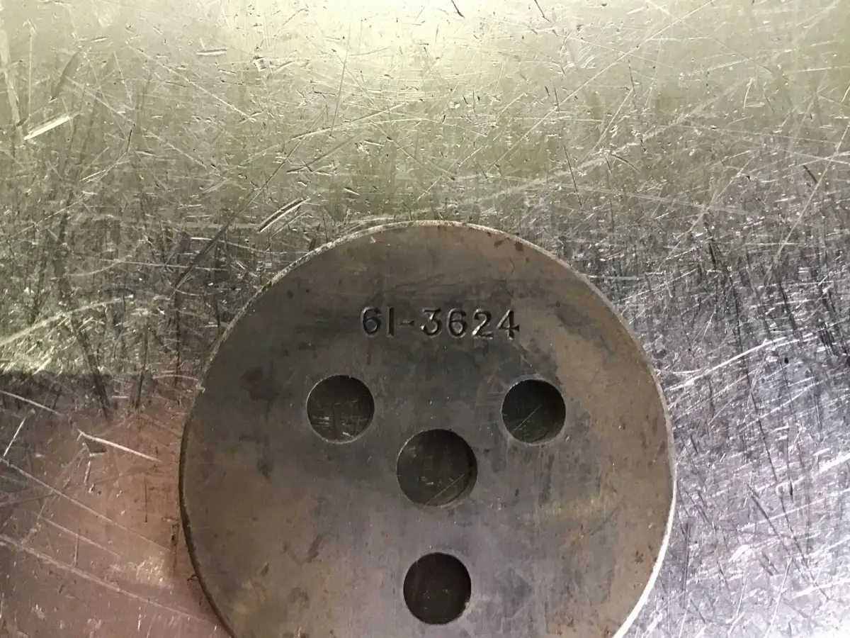 CATERPILLAR LOCKING PLATE 6I3624 USED - Picture 2