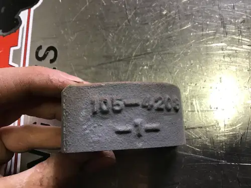 CATERPILLAR CAT C10 C12 WATER FLANGE 1054208 USED - Thumb image 2