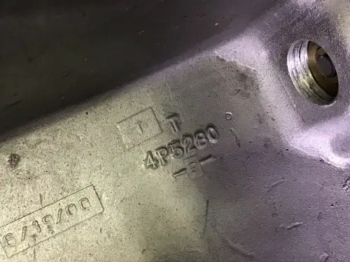 CATERPILLAR CAT 3176 C10 C12 OIL PAN 4P5280 USED - Thumb image 2