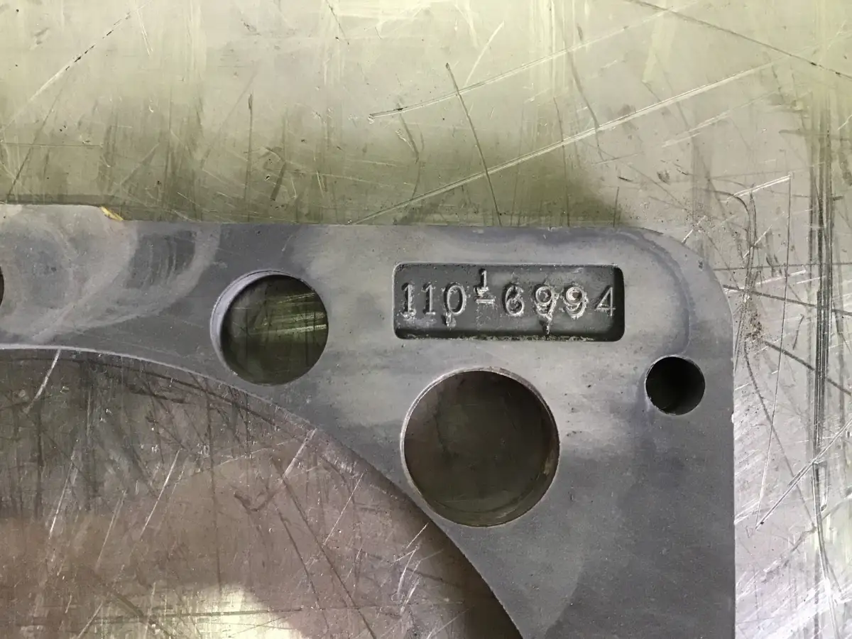 CATERPILLAR CYLINDER HEAD SOCKET PLATE 1106994 USED - Picture 2