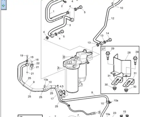 ТРУБКА БЕНЗИНОВАЯ VOLVO 20440256 НОВАЯ