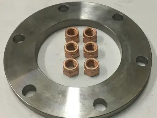 MERCEDES TURBO FLANGE INCLUDING NUTS A 423 142 00 15 NEW