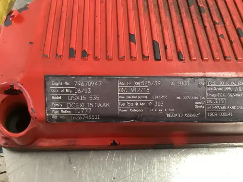 CUMMINS 79670947 USAGÉ - Miniature 3