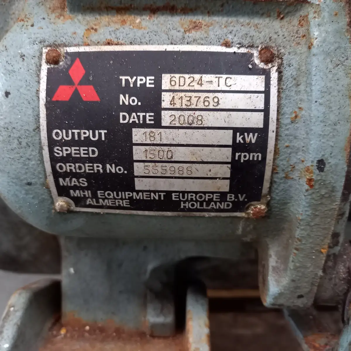 MITSUBISHI 6D24 TC UTILISÉ - Image 3