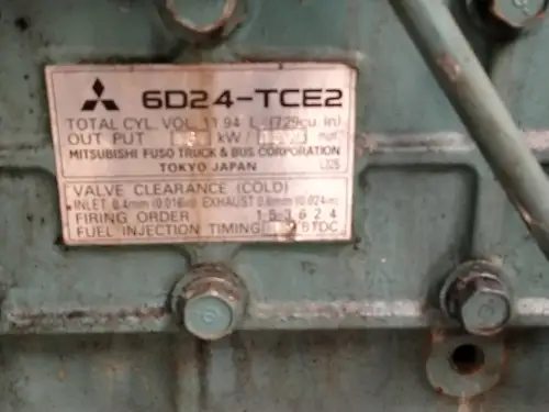 MITSUBISHI 6D24-TCE2 USED - Thumb image 3