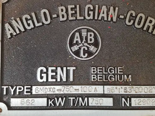 ANGLO BELGIAN CORPORATION 6MDXC MOTOR NÚCLEO - Imagen miniatura 3
