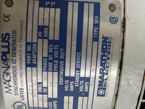 JOHN DEERE 4045TF120 GENERATOR 60 KVA GEBRAUCHT – Vorschaubild 9