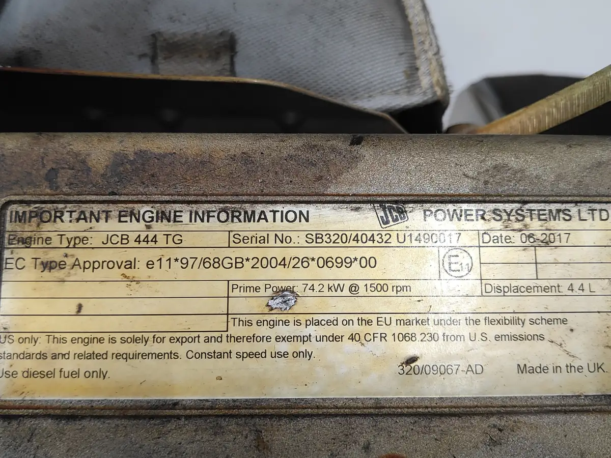GEBRAUCHTER JCB MOTOR JCB444 ANGETRIEBEN VON JCB – Bild 3