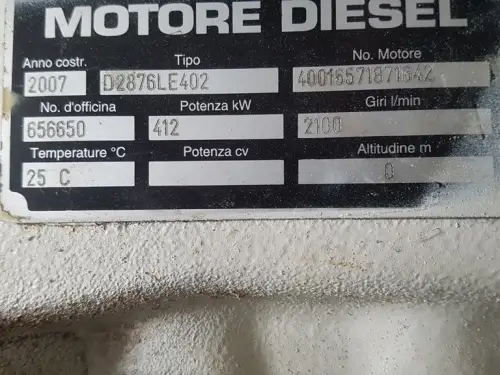 MOTOR MAN D2876-LE402 USADO - Imagen miniatura 6