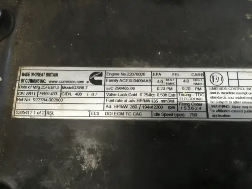 CUMMINS QSB6.7 CPL8611 CORE – Vorschaubild 2