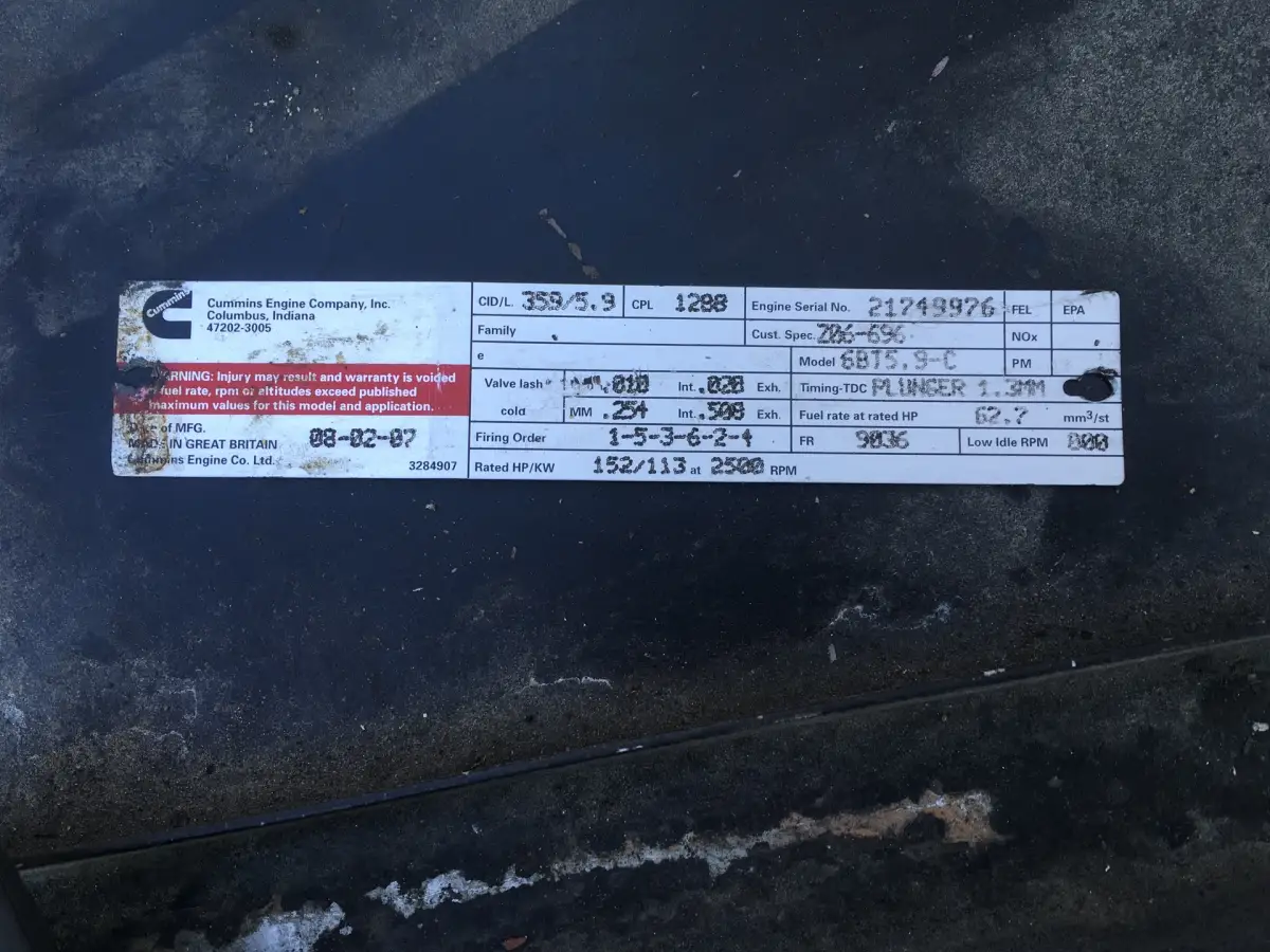 CUMMINS 6BT5.9 ГЕНЕРАТОР 90 KVA Б/У - Фото 10