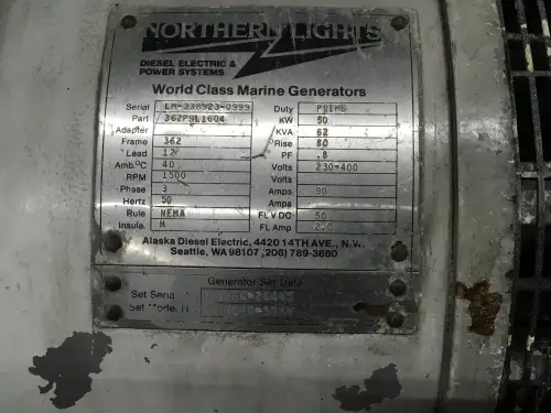 JOHN DEERE 6068DF001 GENERATOR 62KVA USED - Thumb image 2