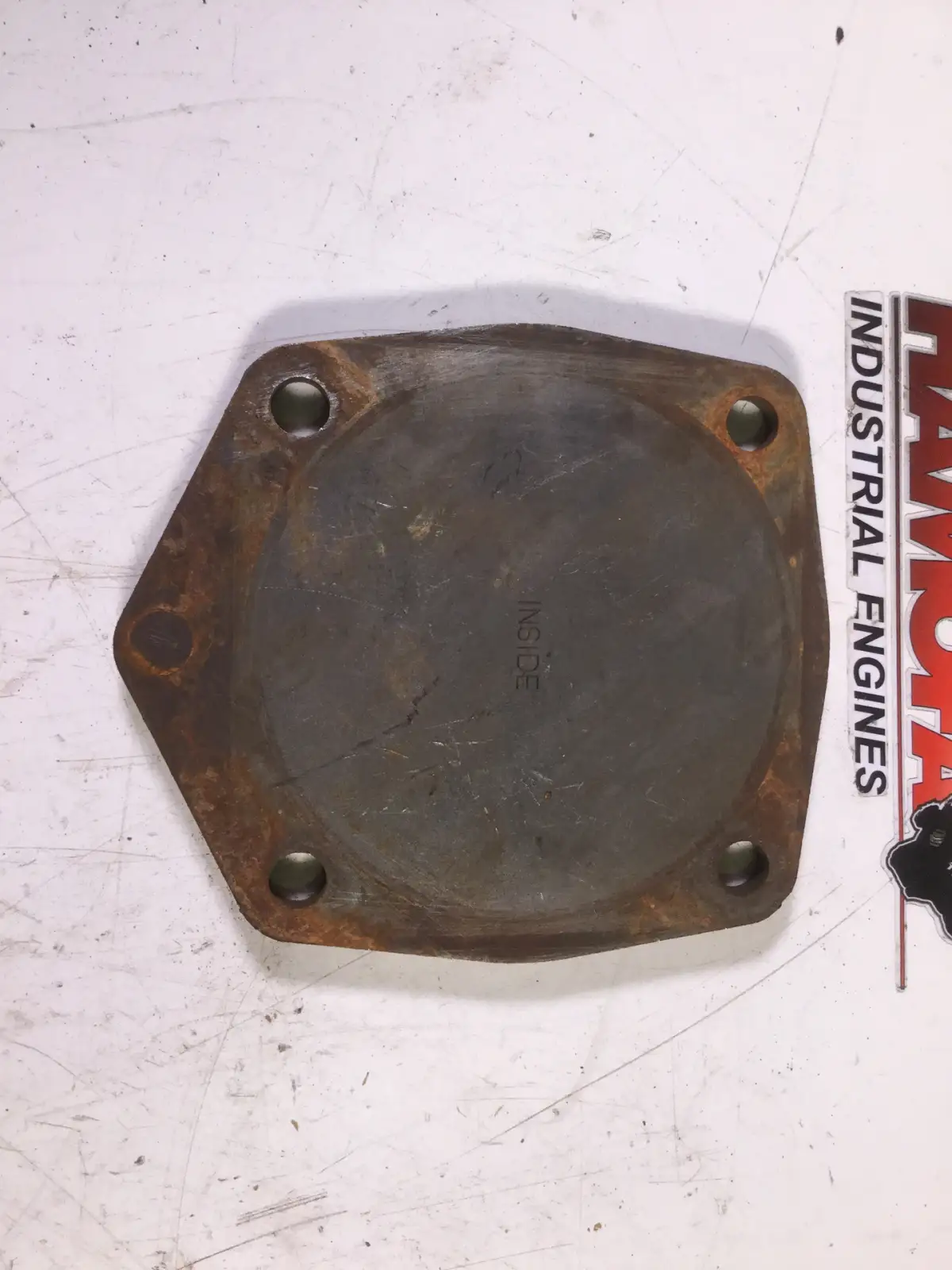 PLACA DE CUBIERTA CATERPILLAR 8N2802 USADA - Imagen 2