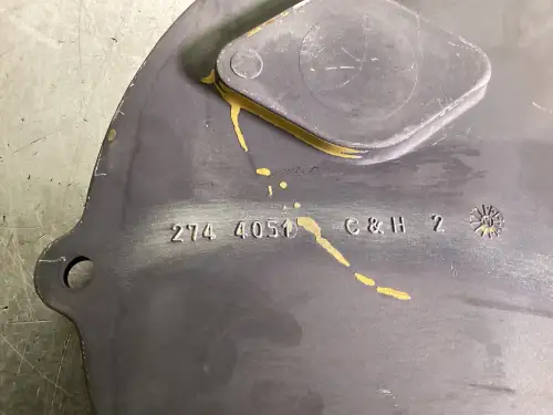 CATERPILLAR ЗАЩИТНАЯ ПЛИТА 2744051 Б/У - Миниатюра 2